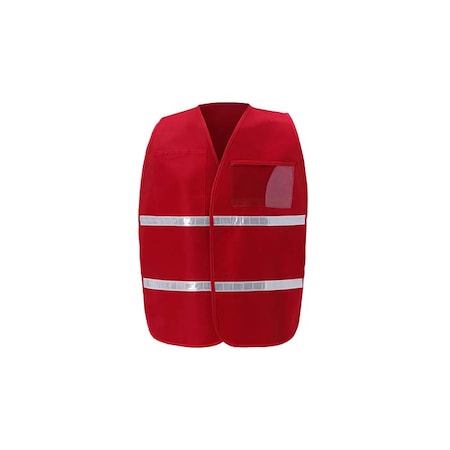 2W International Incident Command Vest, Red, Jumbo IC100RD JM